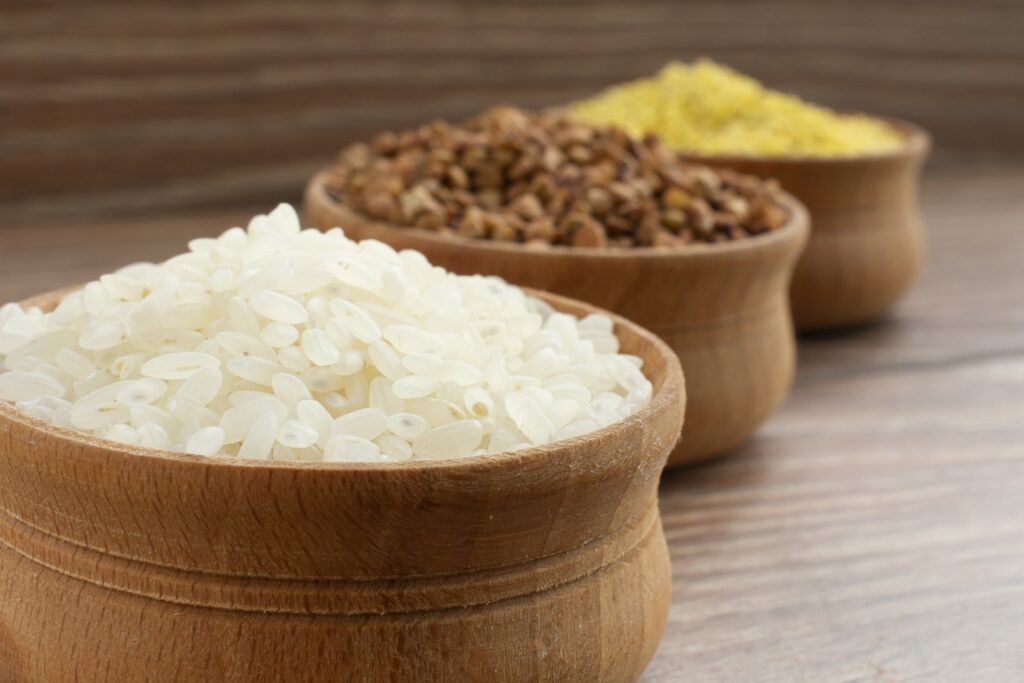 rice, buckwheat, millet